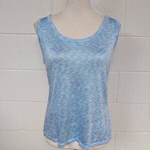 St.Johns Sport 100% Acrylic Blue Sleeveless Blouse, M